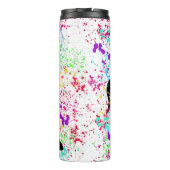 Black Horse Paint Splatter Thermosbeker (Achterkant)