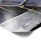 Black Horse Portrait Foto Afdruk (Hoek)