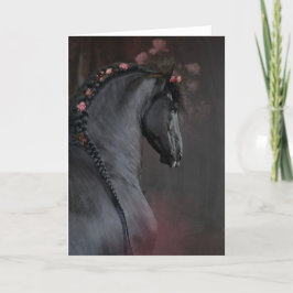 Black Horse - Wenskaart Bedankkaart