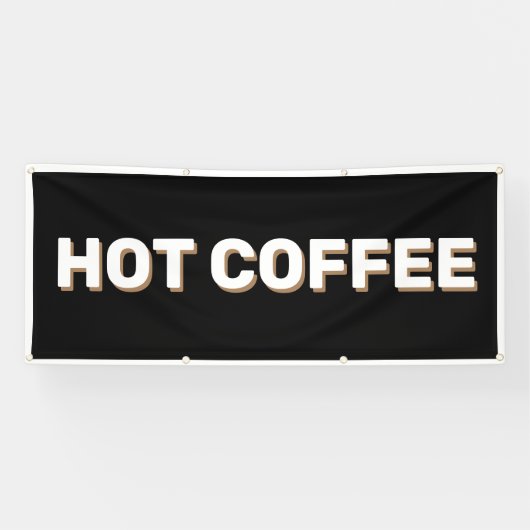 BLACK HOT COFFEE Banner (Horizontaal)