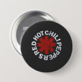 Black Hot Peppers Rock Band Graphic New Ronde Button 7,6 Cm (Voorkant /achterkant)