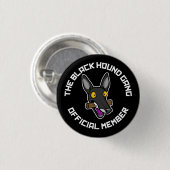 Black Hound Gang Ronde Button 3,2 Cm (Voorkant /achterkant)