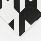 Black Houndstooth Blanket Fleece Deken (Hoek)