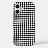 Black Houndstooth Case-Mate iPhone Case (Achterkant)