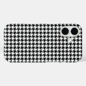 Black Houndstooth Case-Mate iPhone Case (Achterkant (horizontaal))