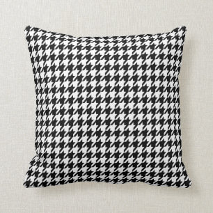 Black Houndstooth Kussen