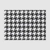 Black Houndstooth Tissue Paper Tissuepapier (Voorkant)