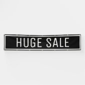 Black Huge Sale Sign Banner (Horizontaal)