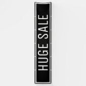 Black Huge Sale Sign Banner (Verticaal)