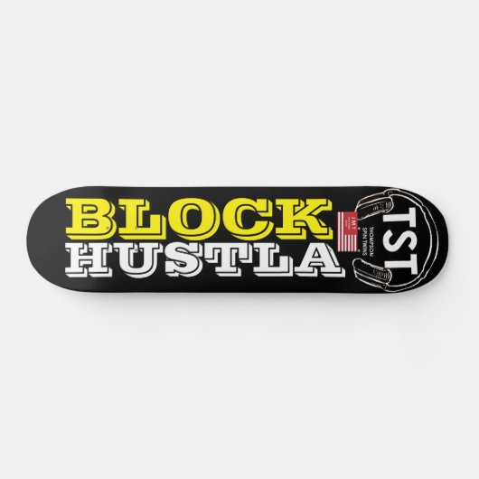 BLACK HUSTLA Skateboard (Horizontaal)