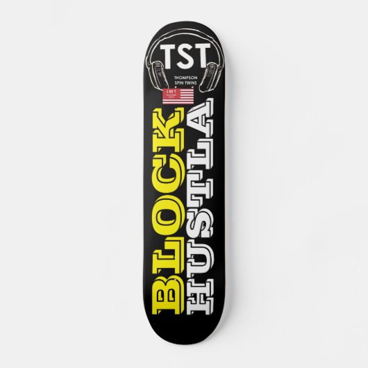 BLACK HUSTLA Skateboard (Voorkant)