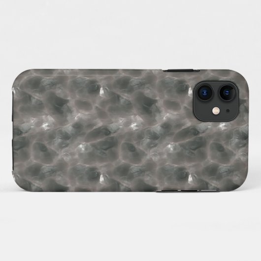 Black Ice Case-Mate iPhone Case (Achterkant (horizontaal))
