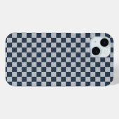 Black ice checkered board pattern Case-Mate iPhone case (Achterkant (horizontaal))