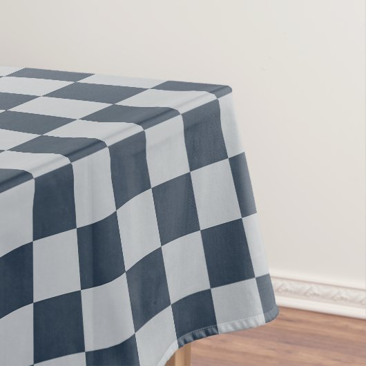 Black ice checkered board pattern tafelkleed (Voorbeeld)
