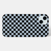 Black ice checkered pattern Case-Mate iPhone case (Achterkant (horizontaal))