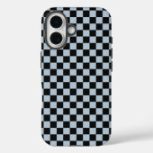 Black ice checkered pattern Case-Mate iPhone case (Achterkant)
