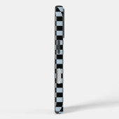 Black ice checkered pattern Case-Mate iPhone case (Achterkant / Rechts)