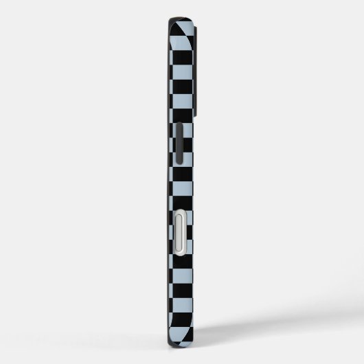 Black ice checkered pattern Case-Mate iPhone case (Achterkant / Rechts)