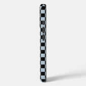 Black ice checkered pattern Case-Mate iPhone case (Achterkant / Links)