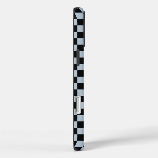 Black ice checkered pattern Case-Mate iPhone case (Achterkant / Rechts)