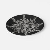 Black Ice Crystal Papieren Bordje (Gekanteld)
