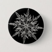 Black Ice Crystal Ronde Button 5,7 Cm (Voorkant)