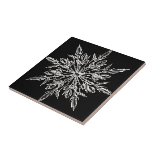 Black Ice Crystal Tegeltje (Zijkant)