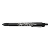 Black Ice Crystal Zwarte Inkt Pen (Bodem)