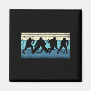 Black Ice Hockey Magneet