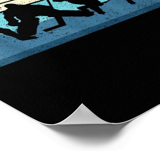 Black Ice Hockey Poster (Hoek)