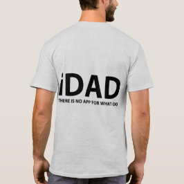 Black "iDAD" T-Shirt