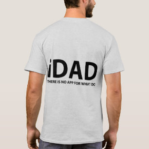 Black "iDAD" T-Shirt
