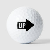 Black Impact Arrow Golfballen (Voorkant)