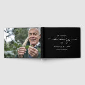 Black In Loving Memory Memorial Funeral Gastenboek (Volledig)