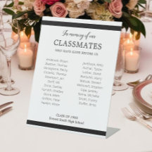 Black in Memory of our Classmates Reunion Honoring