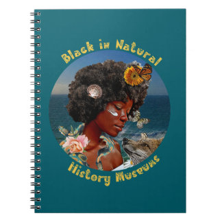 Black in Natural History Museums Spiral Notebook Notitieboek