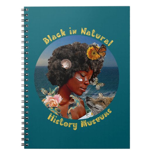 Black in Natural History Museums Spiral Notebook Notitieboek (Voorkant)