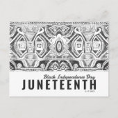 Black Independence Day Briefkaart (Voorkant)