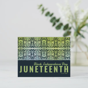 Black Independence Day Briefkaart