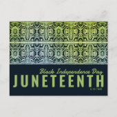 Black Independence Day Briefkaart (Voorkant)