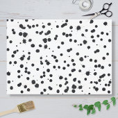 Black Ink Splatter Tissuepapier
