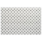 Black Ink Stoke Cross Pattern Stof (Fat Quarter)