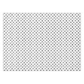 Black Ink Stoke Cross Pattern Tafelkleed (Voorkant (Horizontaal))