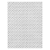 Black Ink Stoke Cross Pattern Tafelkleed (Voorkant)