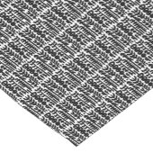 Black Ink Stroke Tree Patroon Korte Tafelloper (Hoek)