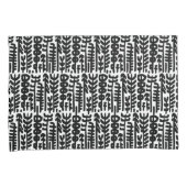 Black Ink Stroke Tree Patroon Kussensloop (Voorkant-Rechts)