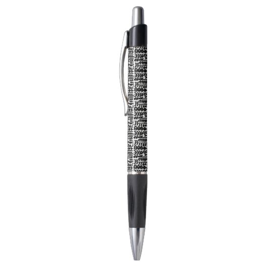 Black Ink Stroke Tree Patroon Pen (Top (Verticaal))