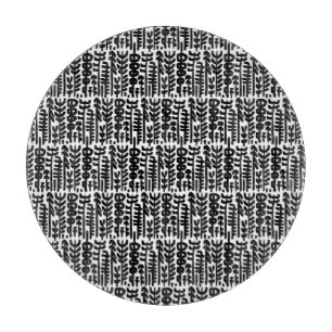 Black Ink Stroke Tree Patroon Snijplank