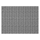 Black Ink Stroke Tree Patroon Tafelkleed (Voorkant (Horizontaal))