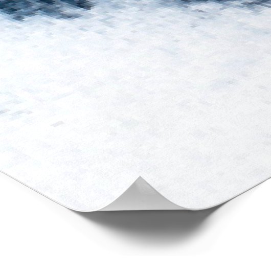 Black Ink Waterverf welkom trouwbanner Poster (Hoek)